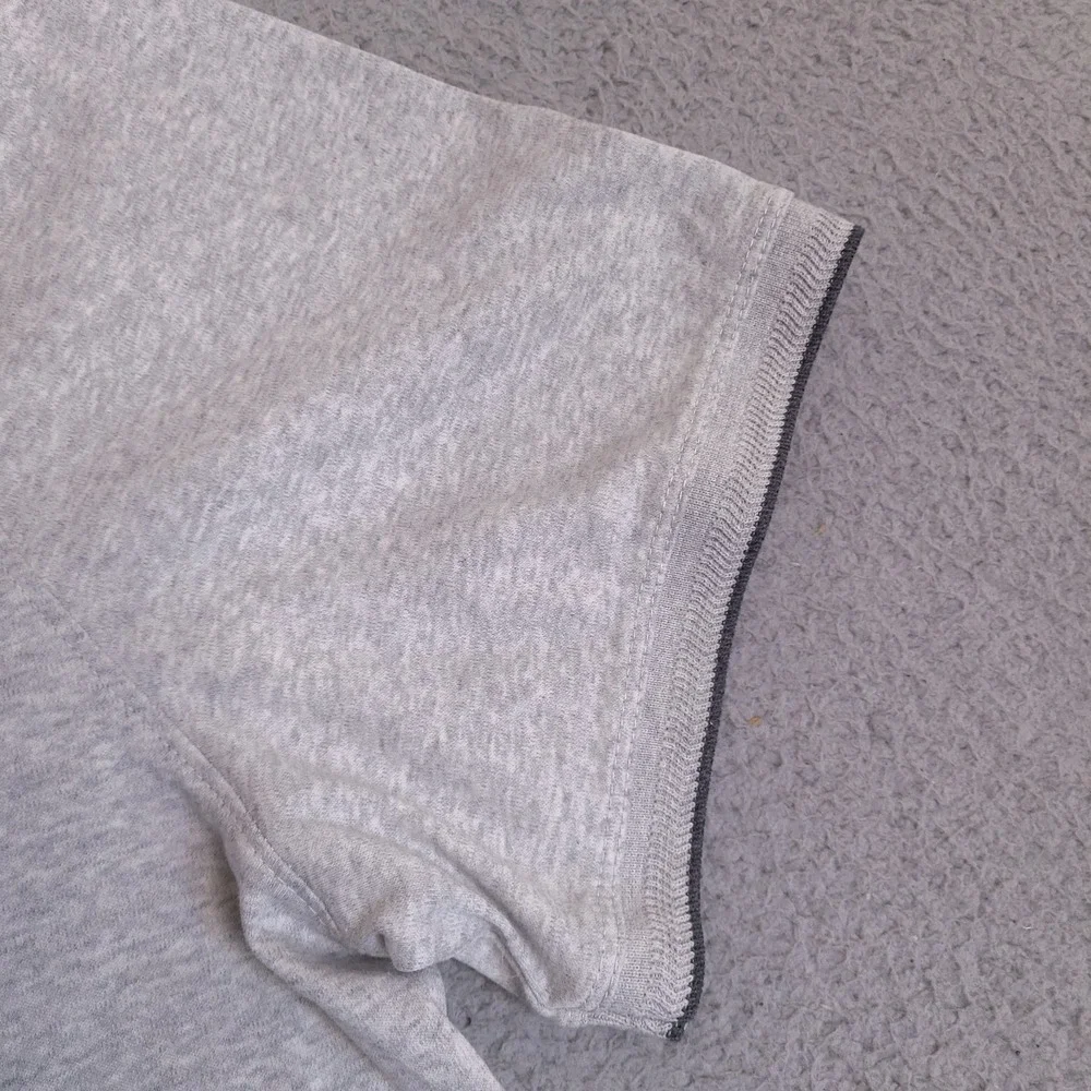 Banana Republic Polo Shirt Mens XXL Tall Gray Luxe‎ Touch Performance Heathered